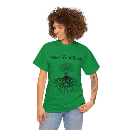 Know Your Roots Unisex Heavy Cotton Tee