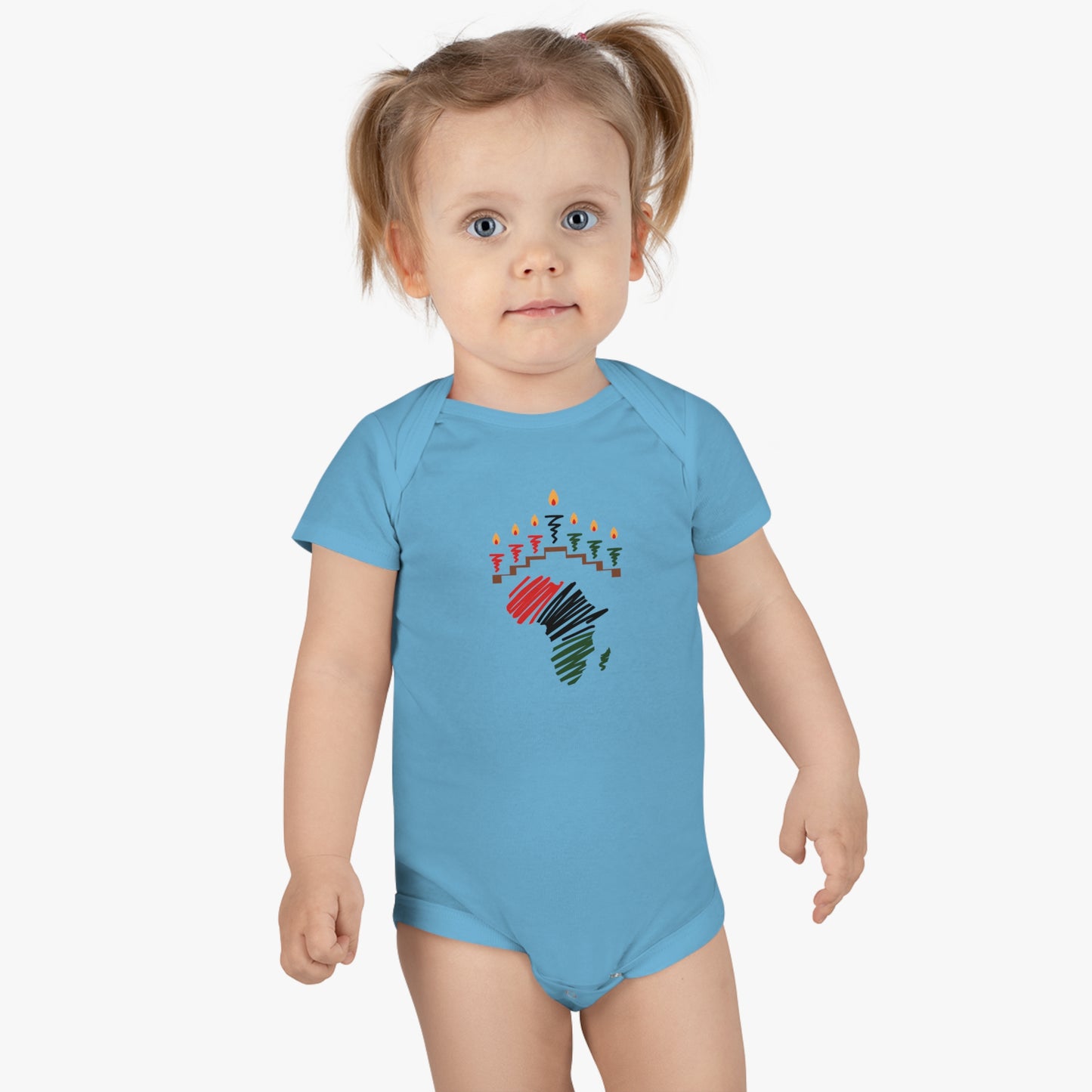 Baby Short Sleeve Onesie® Baby Kwanzaa