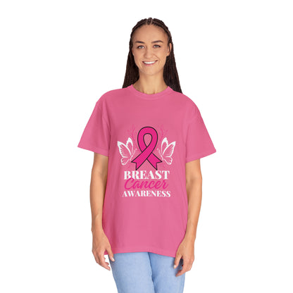 Breast Cancer  Awareness Unisex Garment-Dyed T-shirt