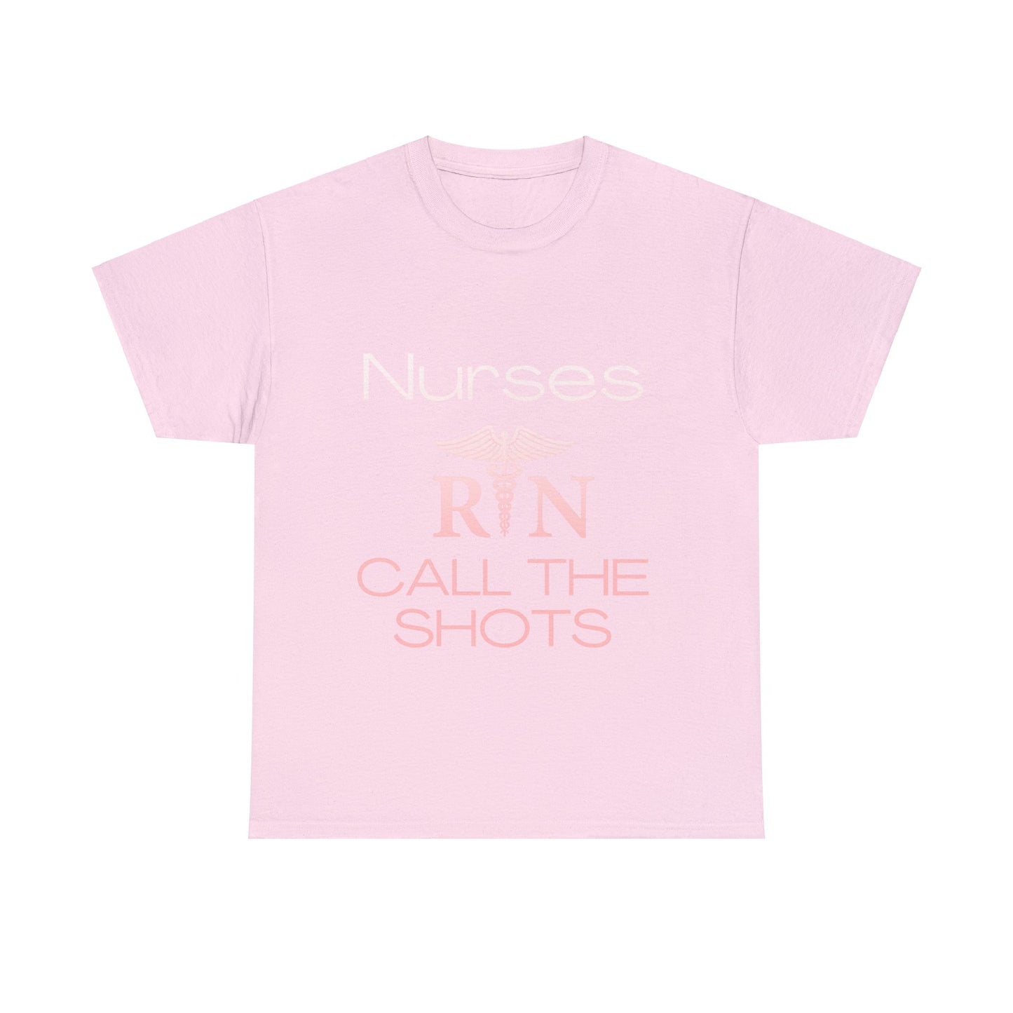 Nurses Call the Shots Unisex Heavy Cotton Tee