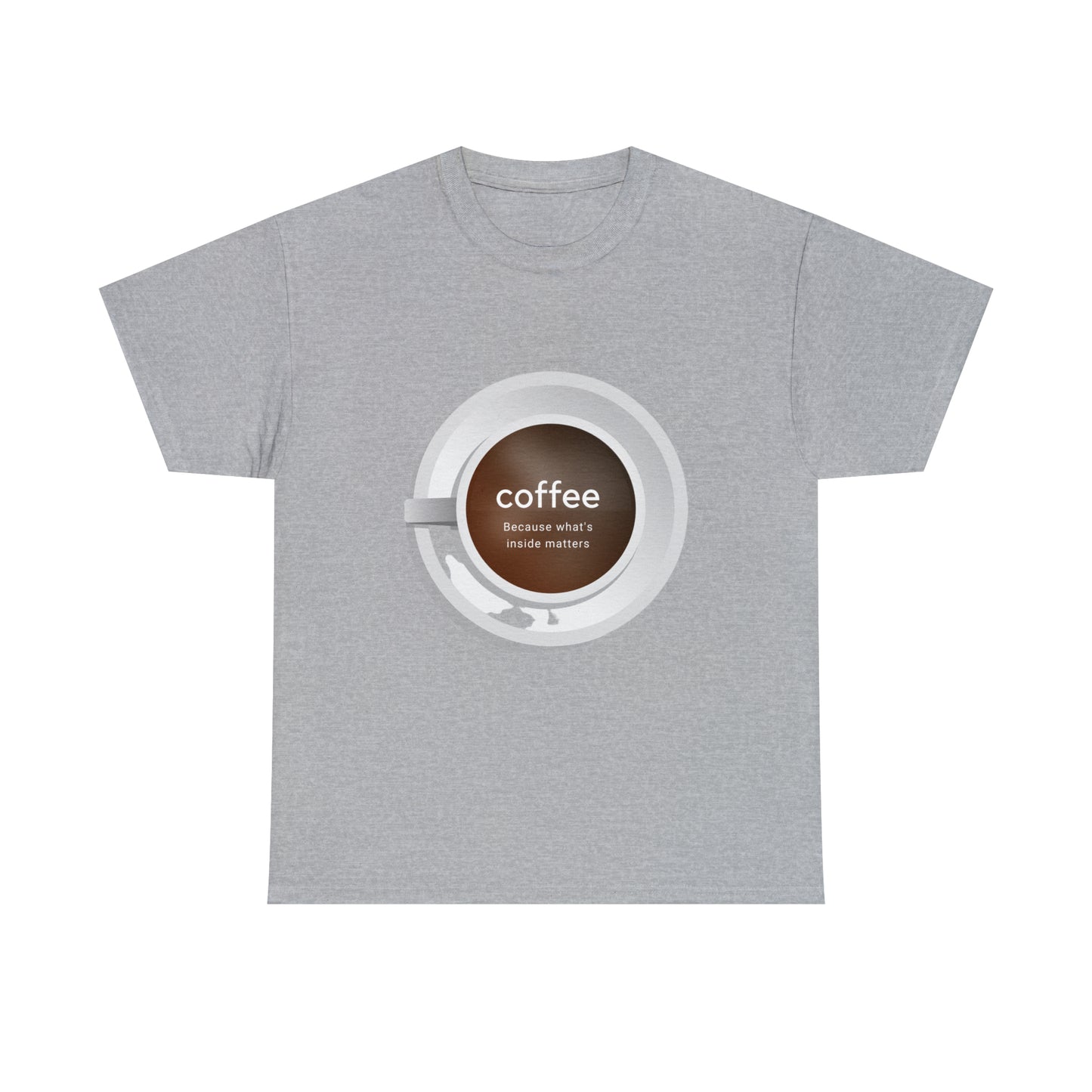 Coffee Unisex Heavy Cotton Tee