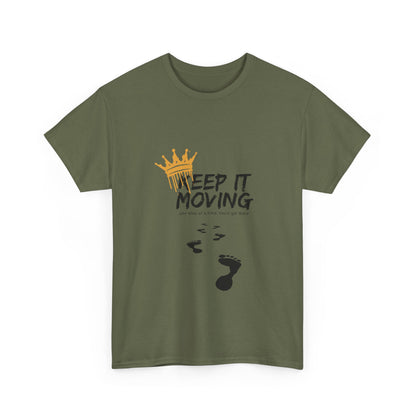 Keep It moving Foot prints Unisex Heavy Cotton Tee