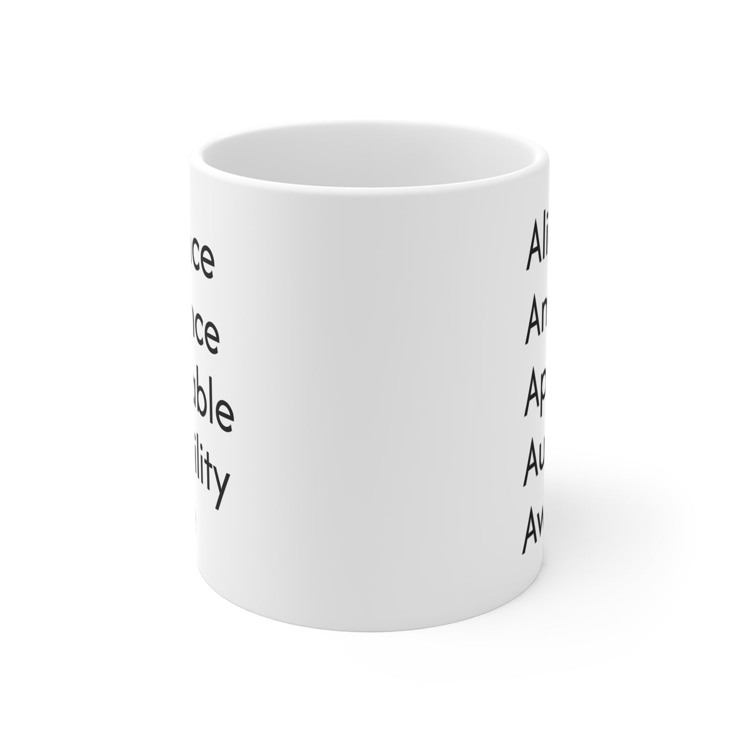 2025 Words Mug 11oz