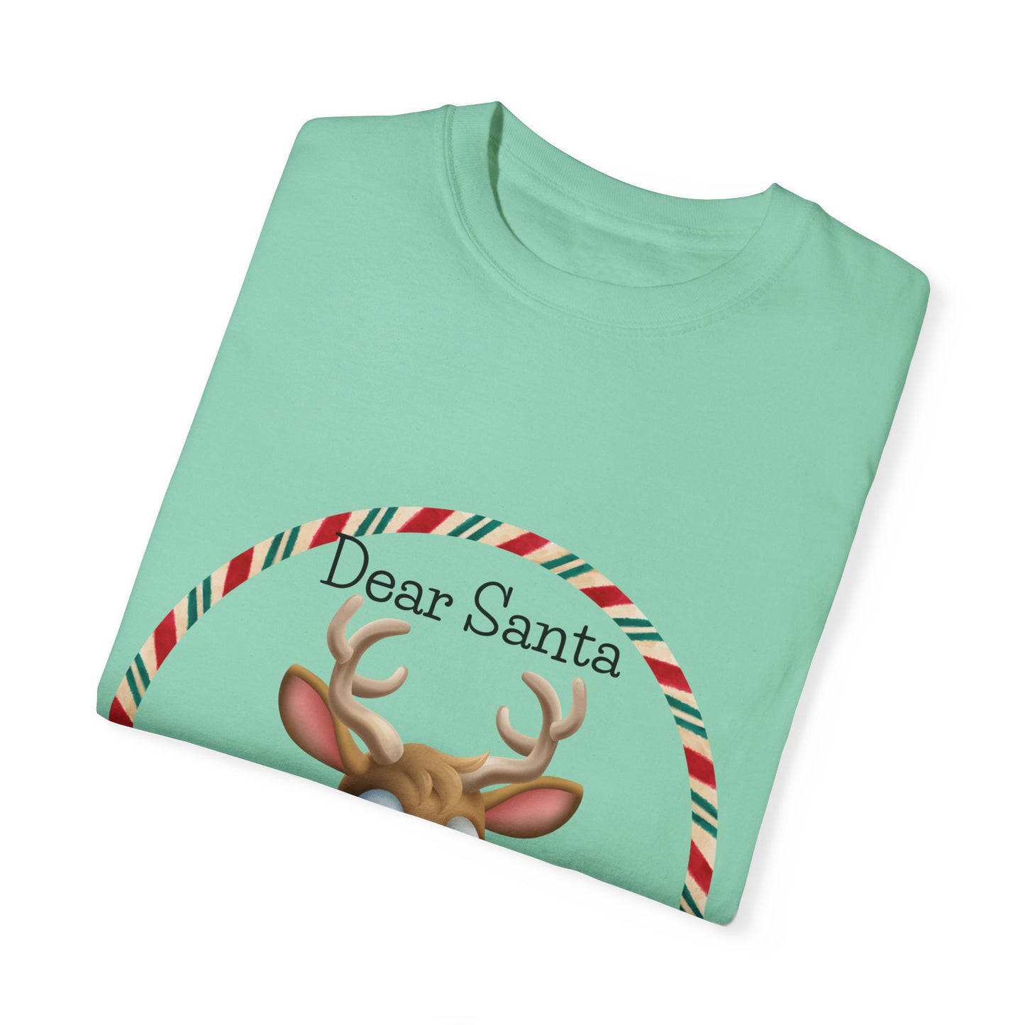 Dear Santa Define Naughty Unisex Garment-Dyed T-shirt