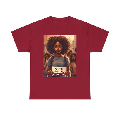 Social Justice and Equality  Teen Girl T-shirt