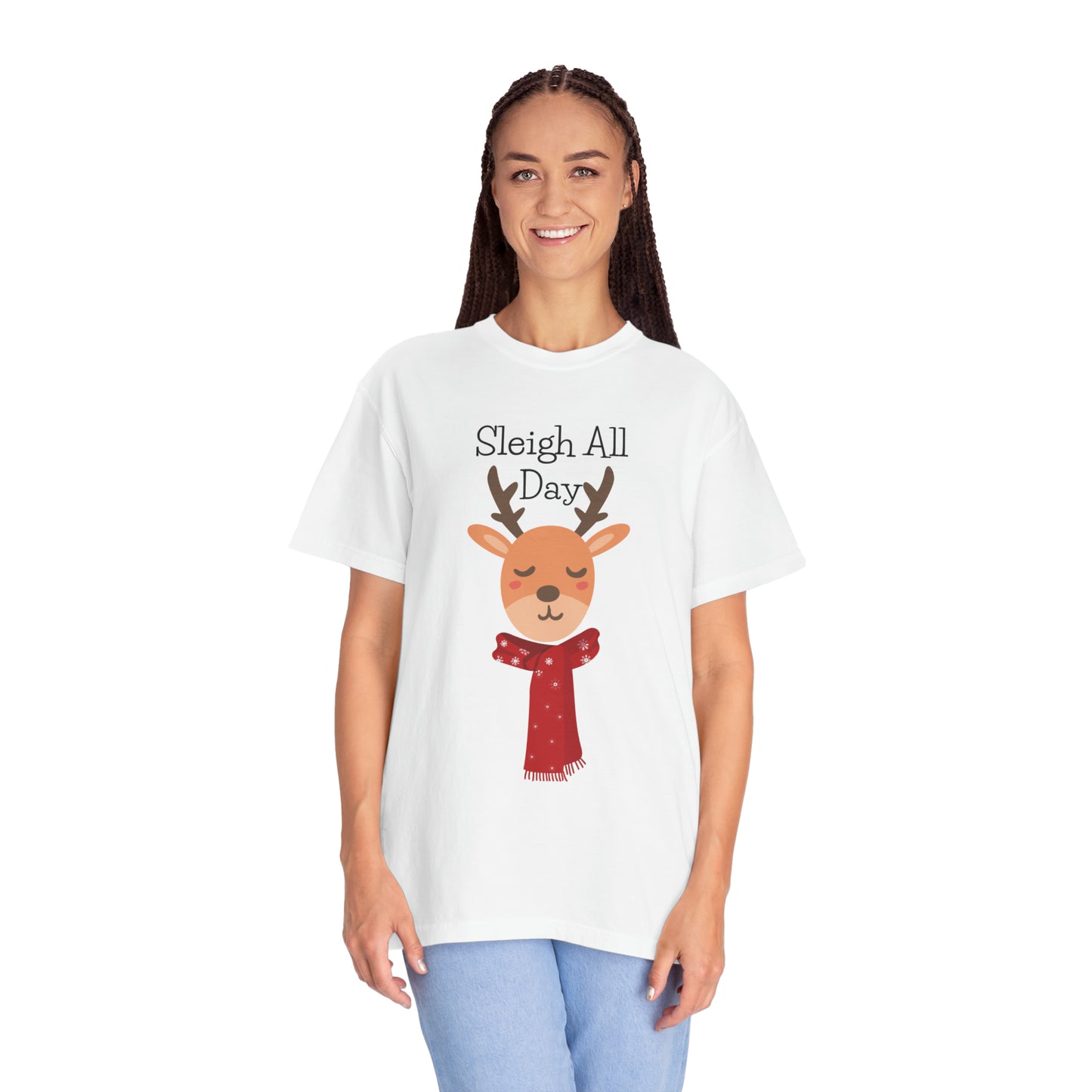 Sleigh All Day Unisex Garment-Dyed T-shirt