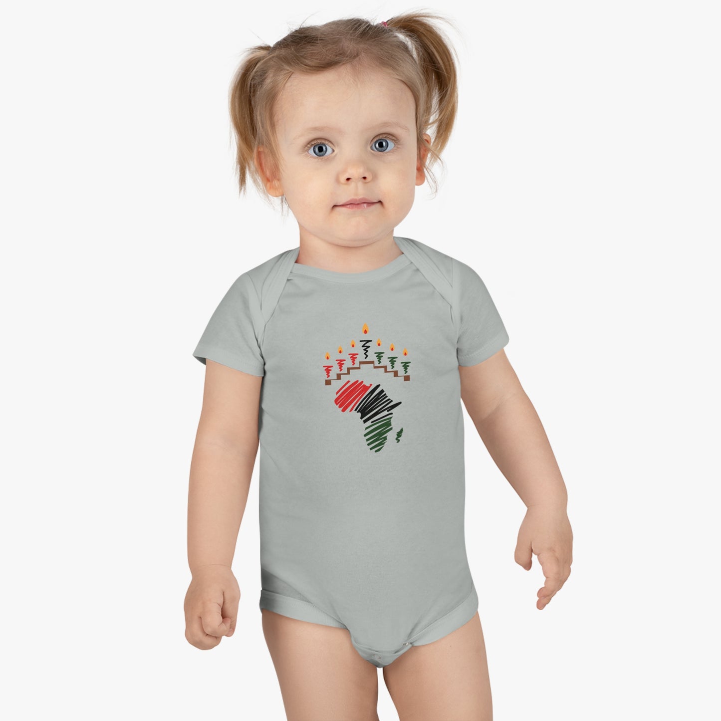 Baby Short Sleeve Onesie® Baby Kwanzaa