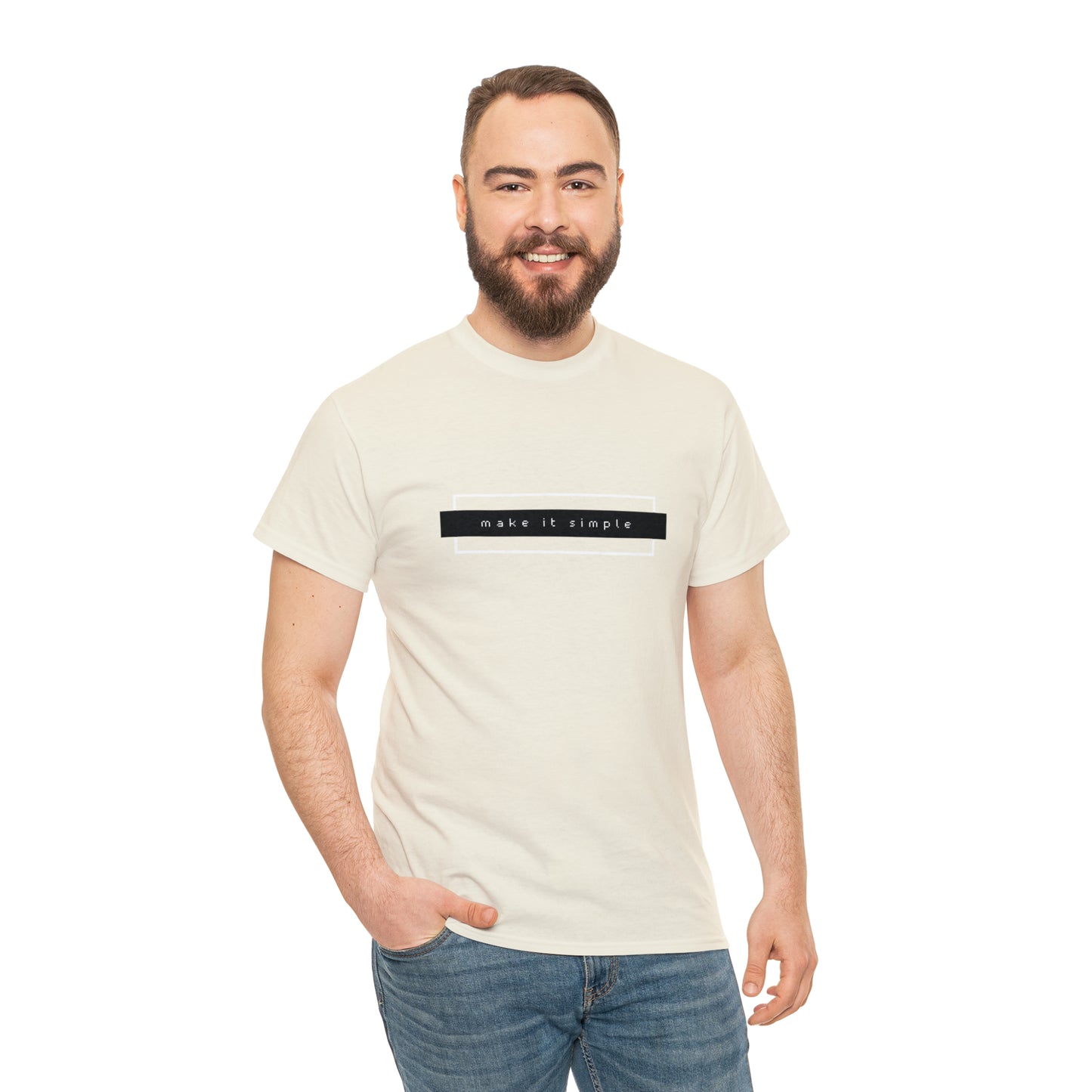 Make it simple Unisex Heavy Cotton Tee