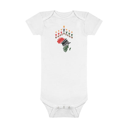 Baby Short Sleeve Onesie® Baby Kwanzaa