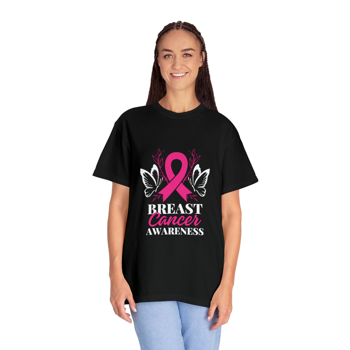 Breast Cancer  Awareness Unisex Garment-Dyed T-shirt