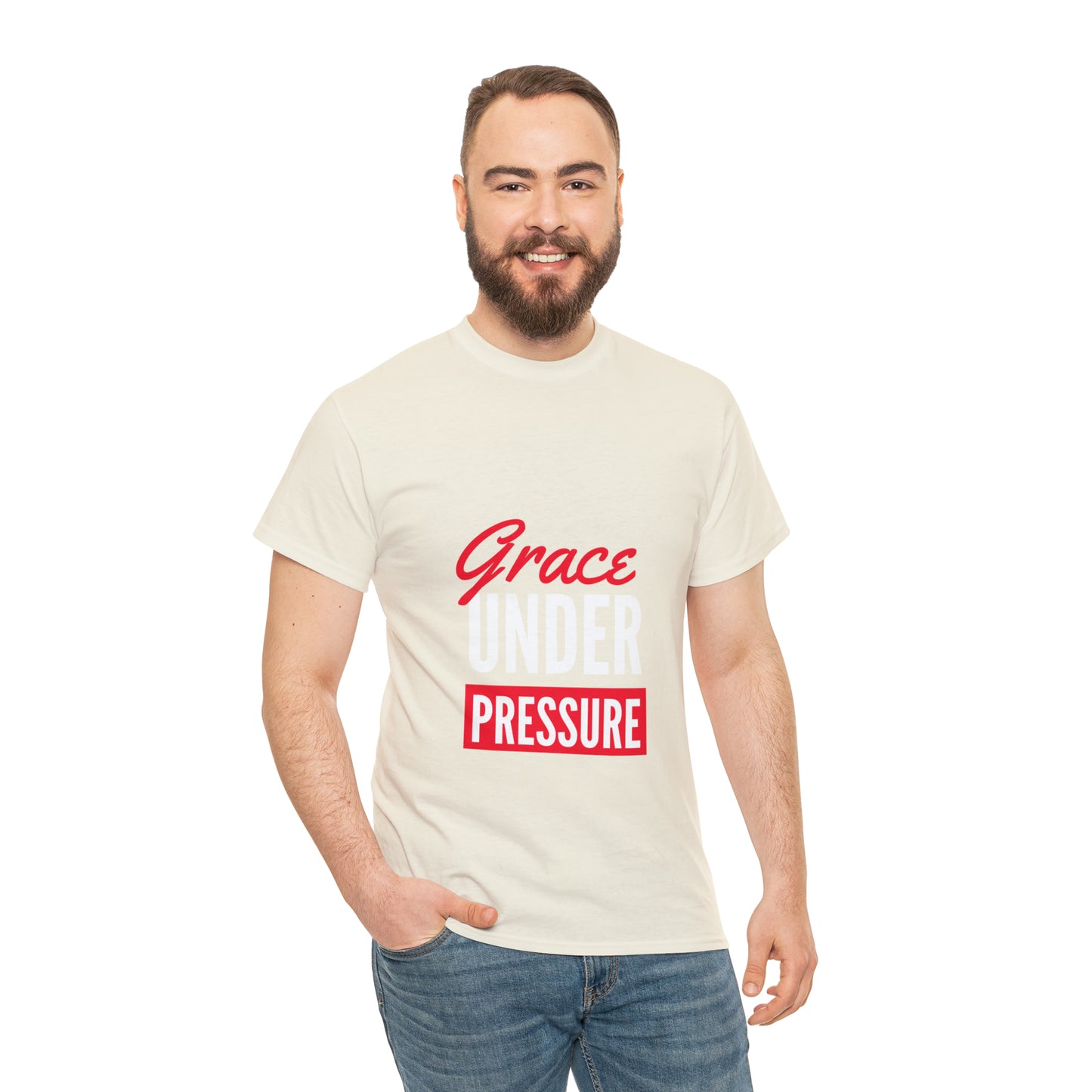 Grace Under Pressure Unisex Heavy Cotton Tee