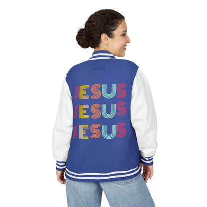 JESUS JESUS JESUS Letterman Jacket