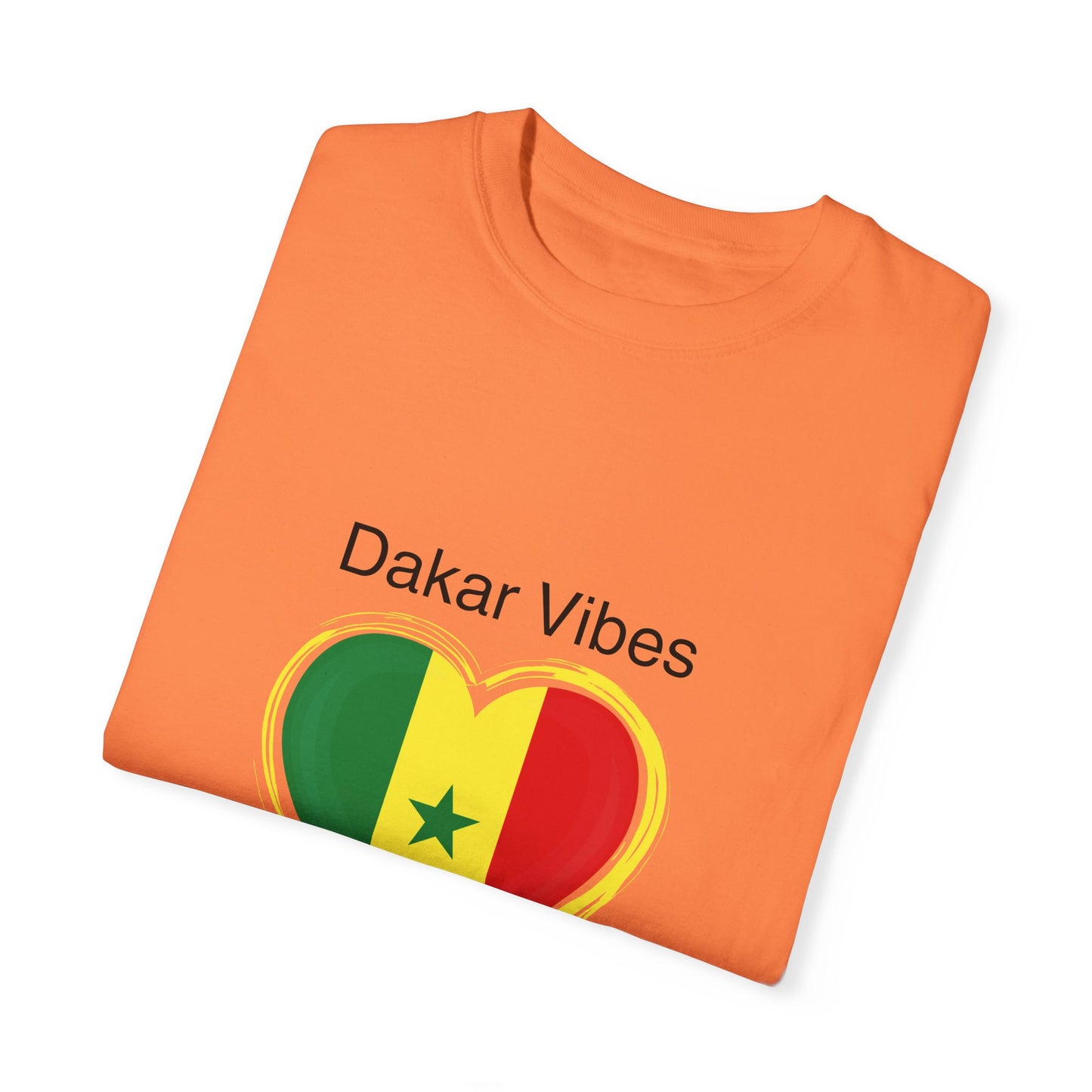 Dakar Vibes e Unisex Garment-Dyed T-shirt