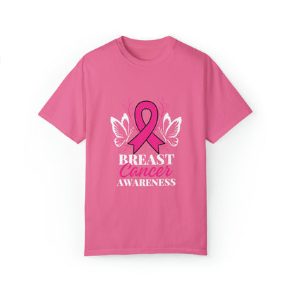 Breast Cancer  Awareness Unisex Garment-Dyed T-shirt