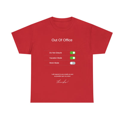 Out of the Office Unisex Heavy Cotton Tee