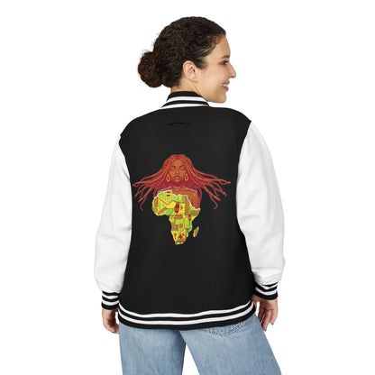 African Hair Braider Letterman Jacket: NDEYE