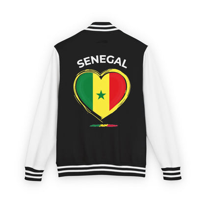 I LOVE SENEGAL Letterman Jacket: NDEYE