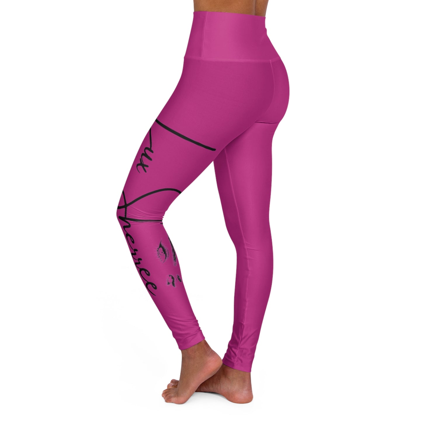 LUX SHERREE High Waisted Yoga Leggings (AOP)