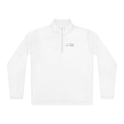 LUX SHERREE Quarter-Zip Pullover--BLACK