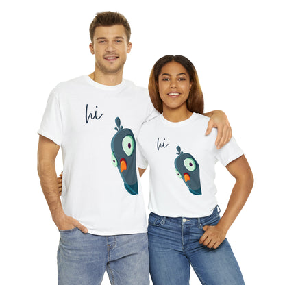 Hi Unisex Heavy Cotton Tee