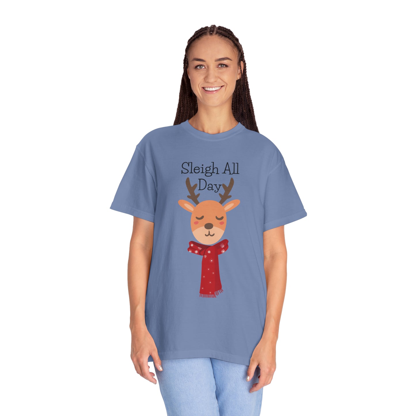 Sleigh All Day Unisex Garment-Dyed T-shirt