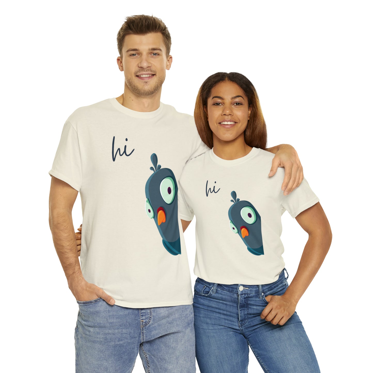 Hi Unisex Heavy Cotton Tee