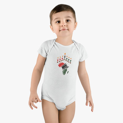 Baby Short Sleeve Onesie® Baby Kwanzaa