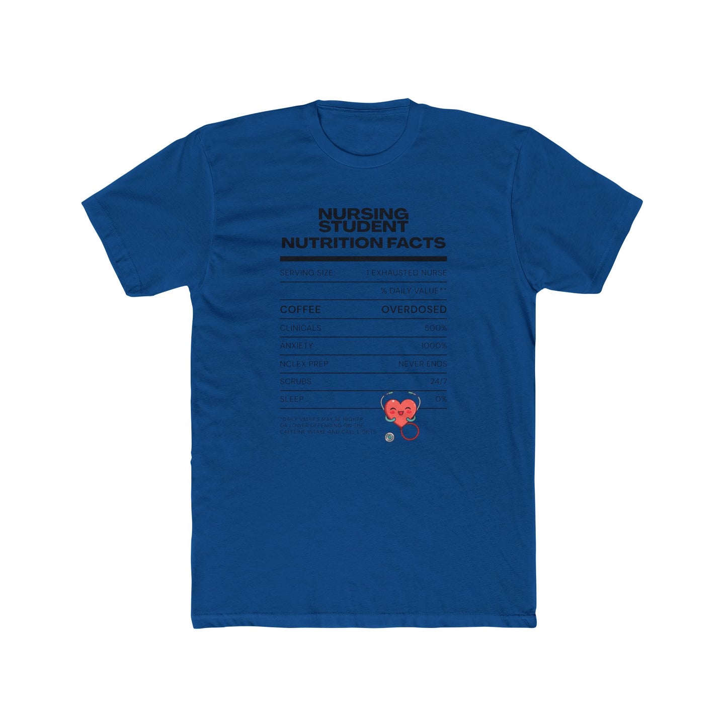 NURSING STUDENT NUTRITIAN FACTS T-shirt