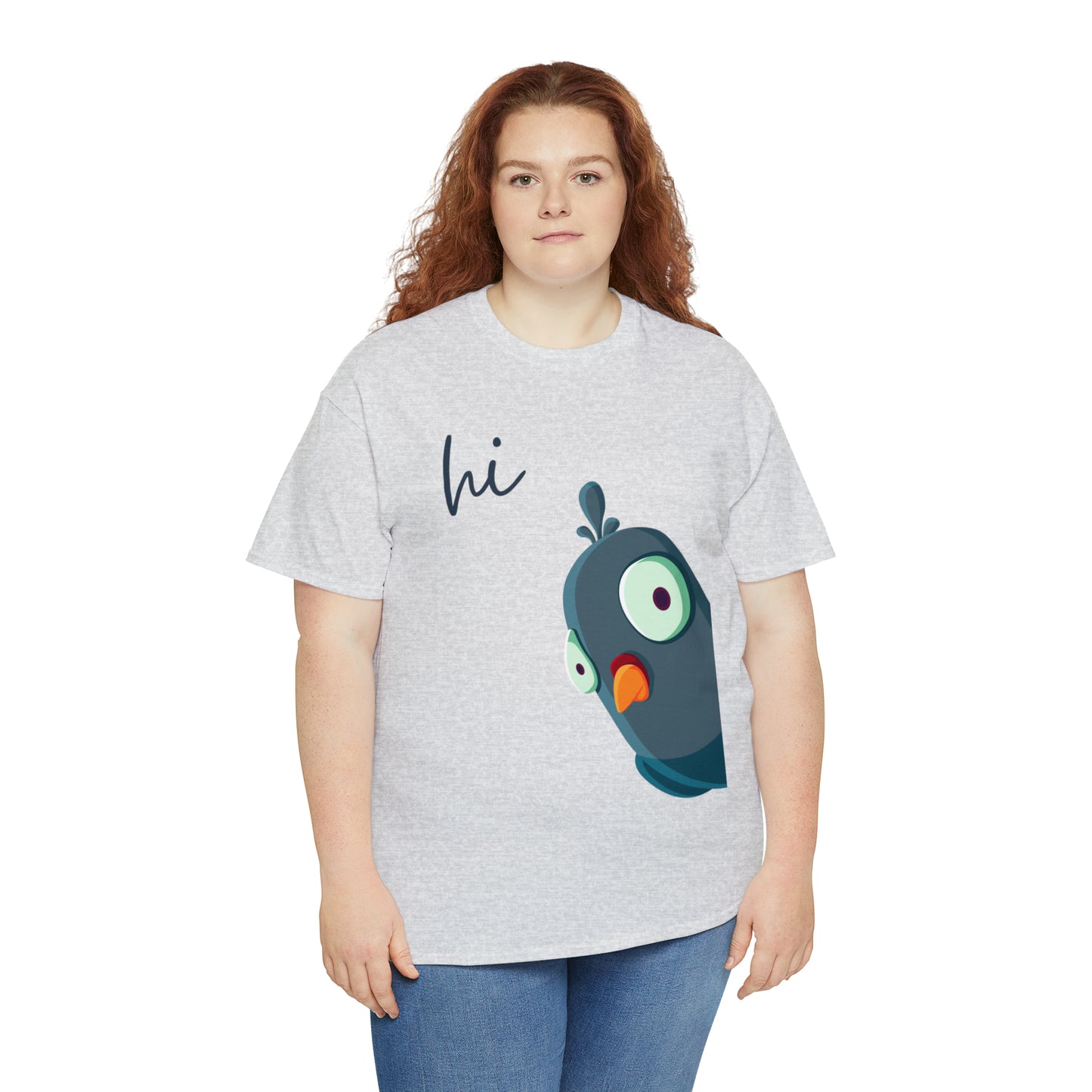 Hi Unisex Heavy Cotton Tee