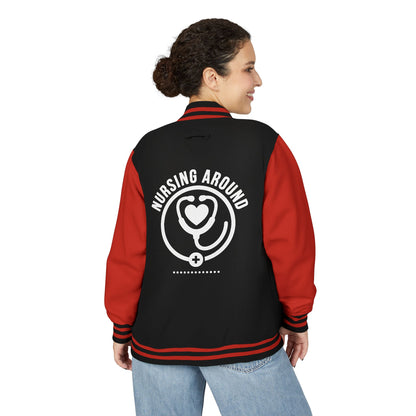 Nursing Around Letterman Jacket
