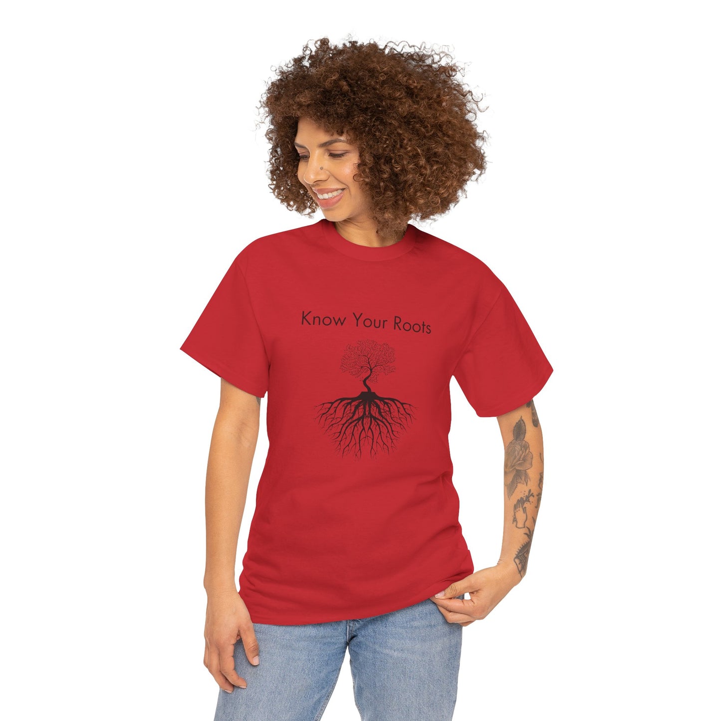 Know Your Roots Unisex Heavy Cotton Tee