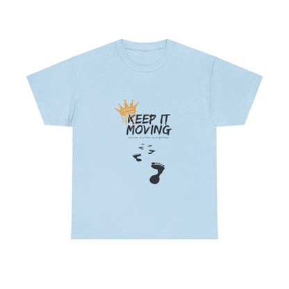 Keep It moving Foot prints Unisex Heavy Cotton Tee