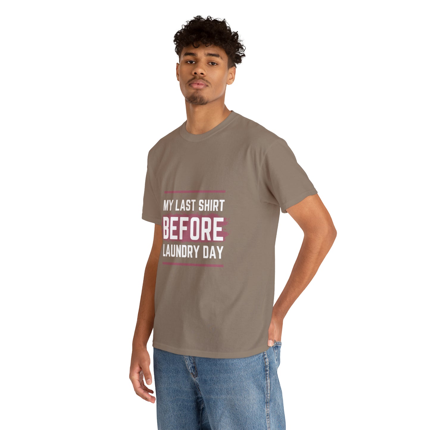 Last Shirt Before Laundry Unisex Heavy Cotton Tee