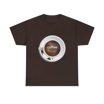 Coffee Unisex Heavy Cotton Tee