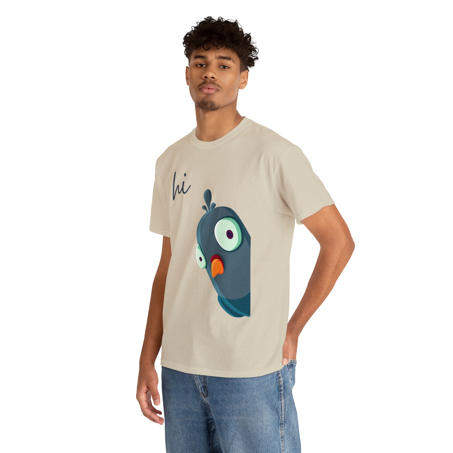 Hi Unisex Heavy Cotton Tee