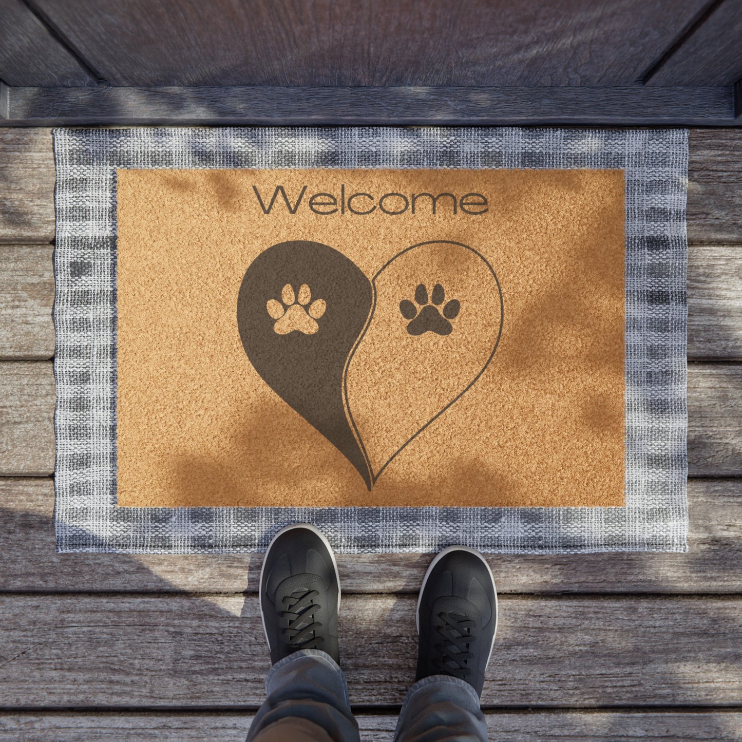 Welcome Fur Love  Doormat