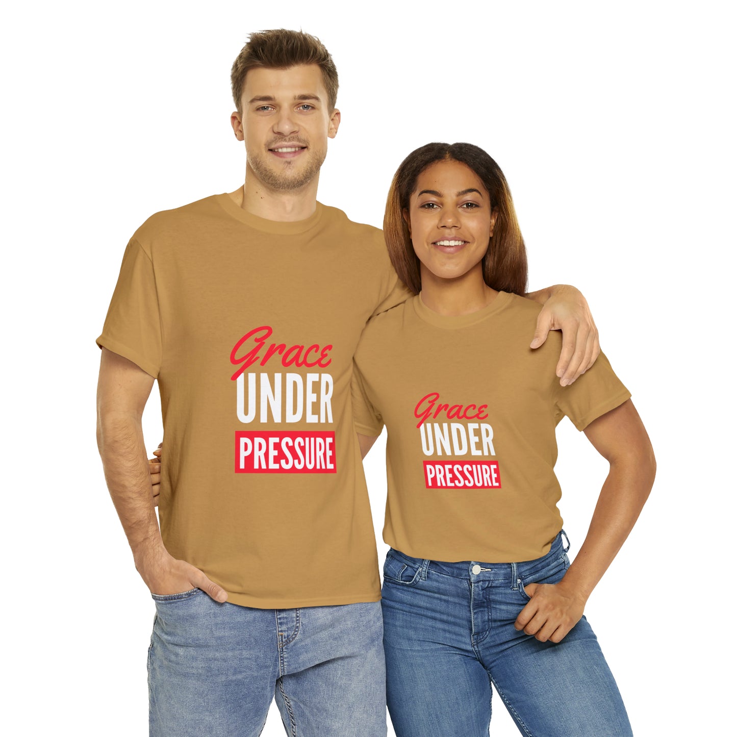 Grace Under Pressure Unisex Heavy Cotton Tee