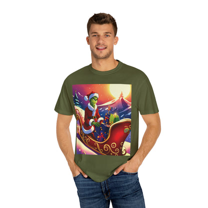 Grinch Unisex Garment-Dyed T-shirt