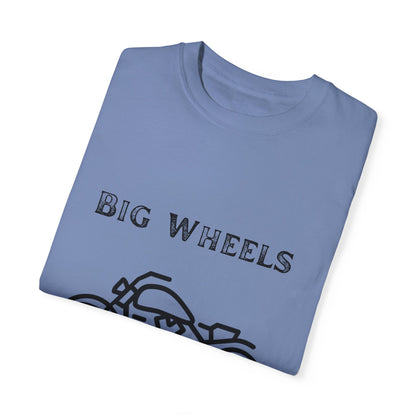 Big Wheels Black Bike Unisex Garment-Dyed T-shirt