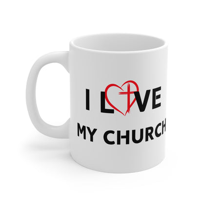 I Love My Church Mug 11oz