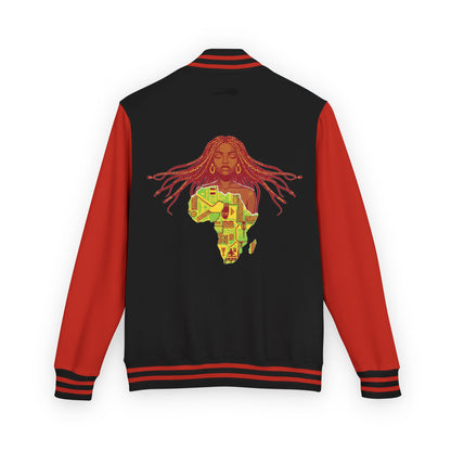 African Hair Braider Letterman Jacket: NDEYE