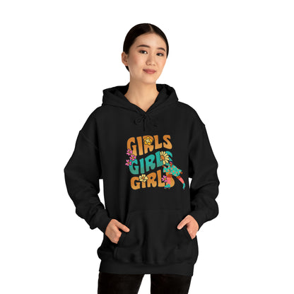 Girls Girls Girls Unisex Heavy Blend™ Hooded Sweatshirt Girls