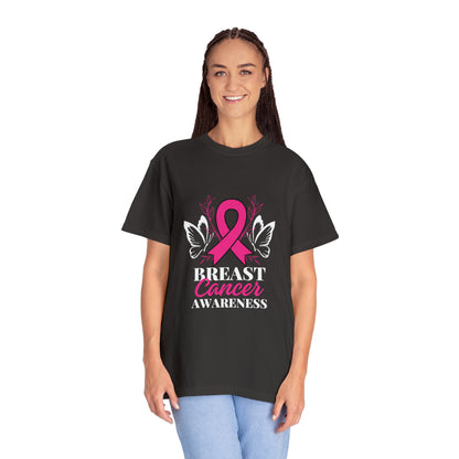 Breast Cancer  Awareness Unisex Garment-Dyed T-shirt