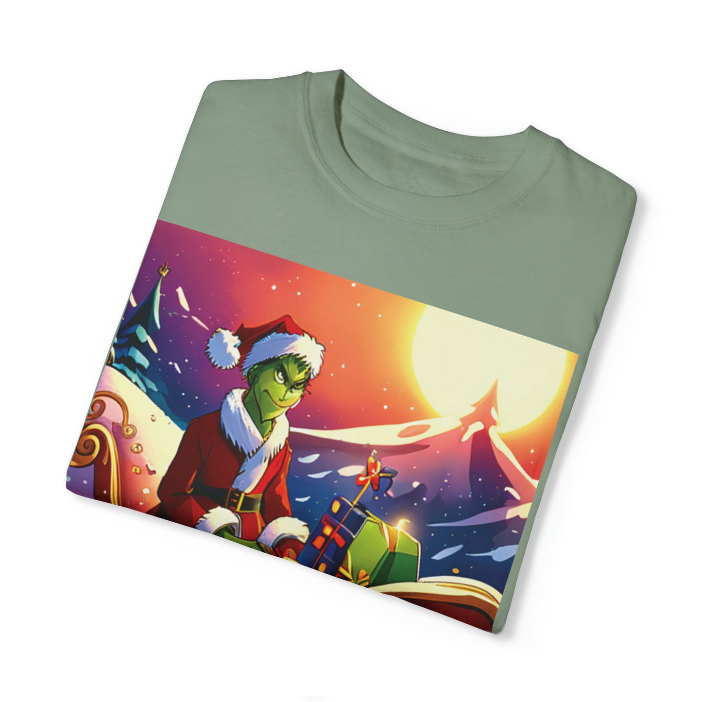 Grinch Unisex Garment-Dyed T-shirt