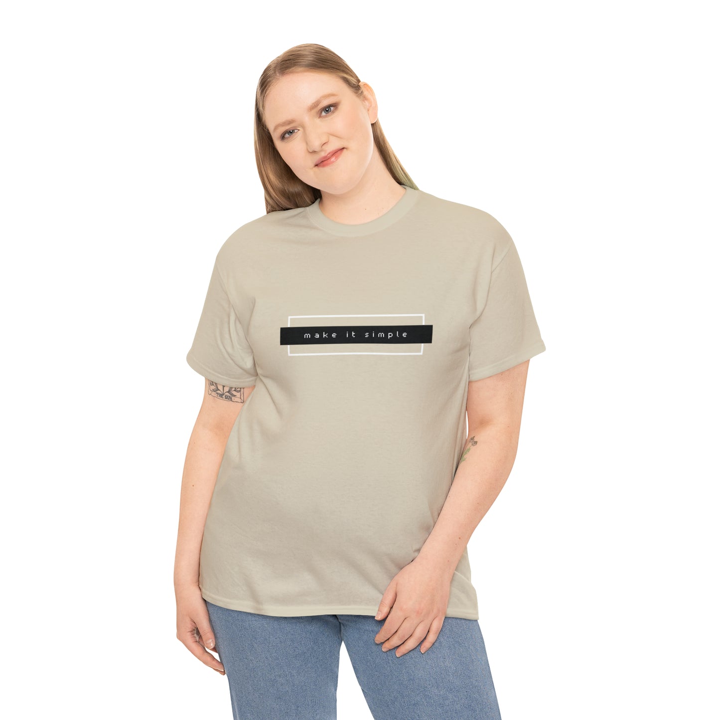 Make it simple Unisex Heavy Cotton Tee