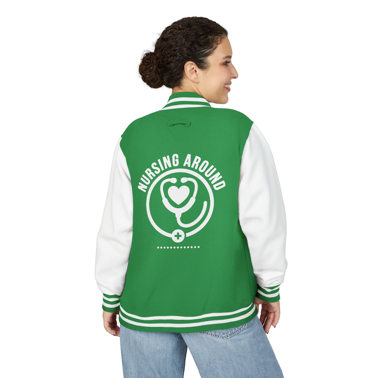 Nursing Around Letterman Jacket