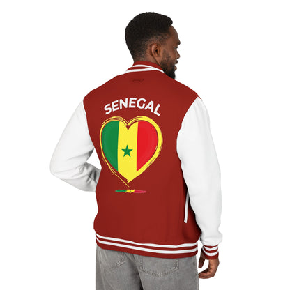I LOVE SENEGAL Letterman Jacket: NDEYE