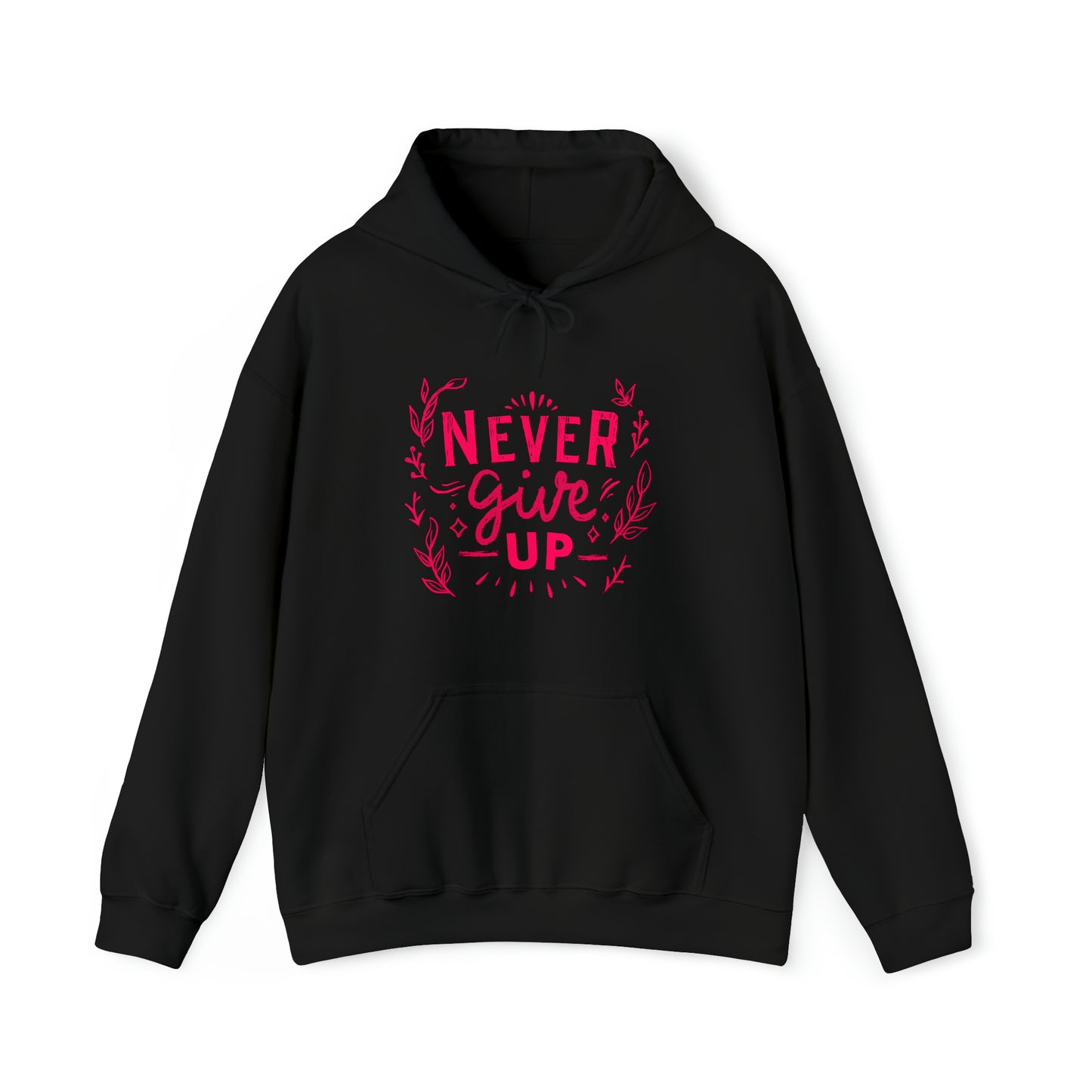 Never Give Up Unisex Heavy Blend™ Hooded Sweatshirt