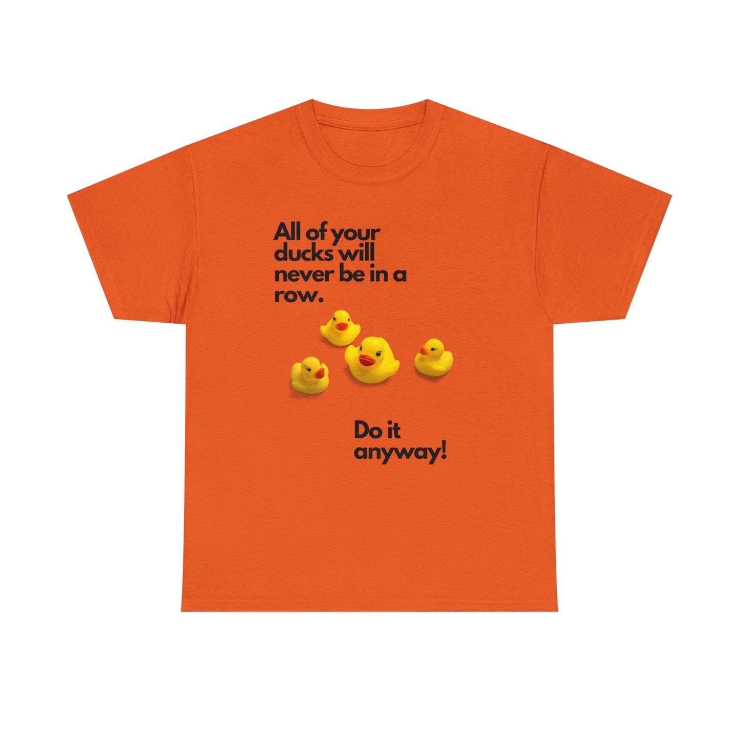 Ducks in a Row Unisex Heavy Cotton Tee