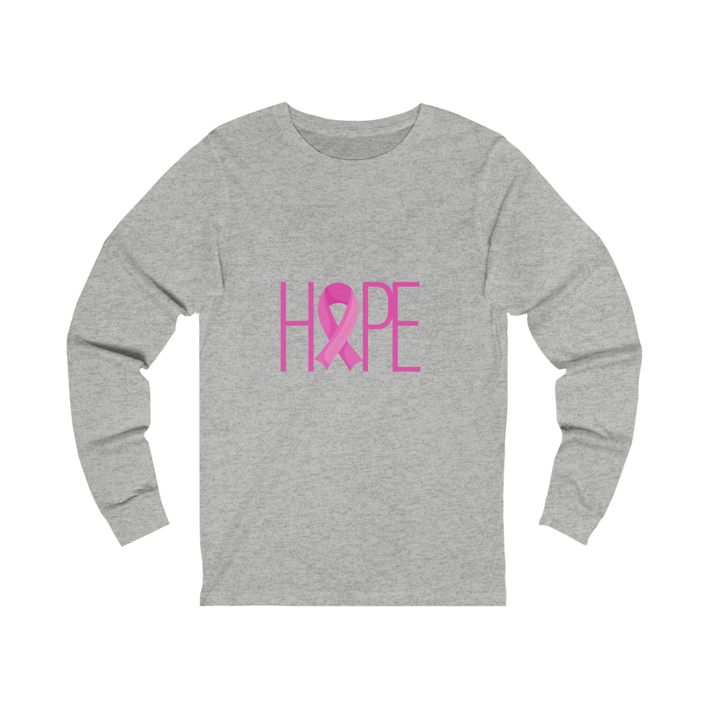 Breast Cancer Hope Unisex Jersey Long Sleeve Tee